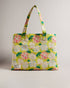 KATHYY-Bags-Add A Touch Of Floral Sophistication To Your Daily Routine With The Chic Kathyy Bag. With Convenient Top Handles And A Spacious Front Pocket This Tote Is Perfect For A Day Of Running Errands Or A Trip To The Farmer's Market. Canvas tote bag Chrysanthemum print Top handles Front pocket Magnolia logo patch Dimensions: 10.5cm x 53cm x 40cm- Ted Baker Romania